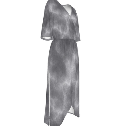 Women's Short Sleeve V-neck Dress