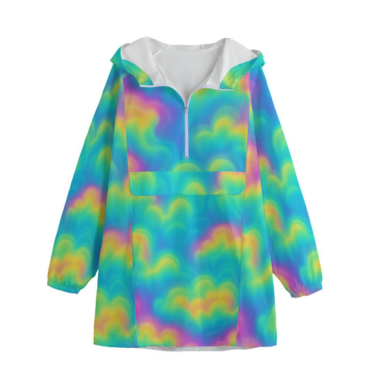 Unisex Windbreaker Long Jacket