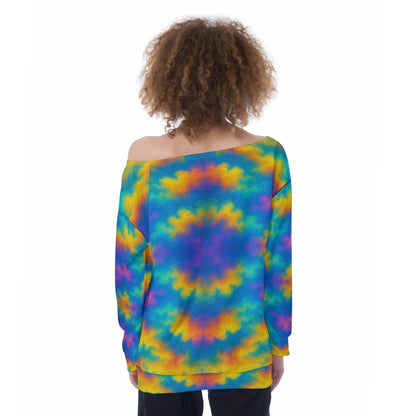 Women's Off-Shoulder Sweatshirt
