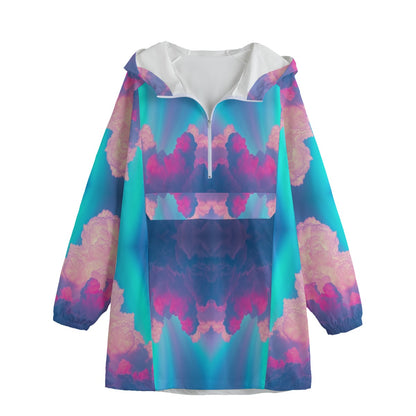 Unisex Windbreaker Long Jacket