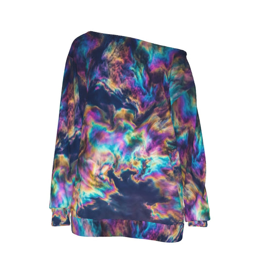 Women's Off-Shoulder Sweatshirt