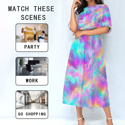 Women's Elastic Waist Dress