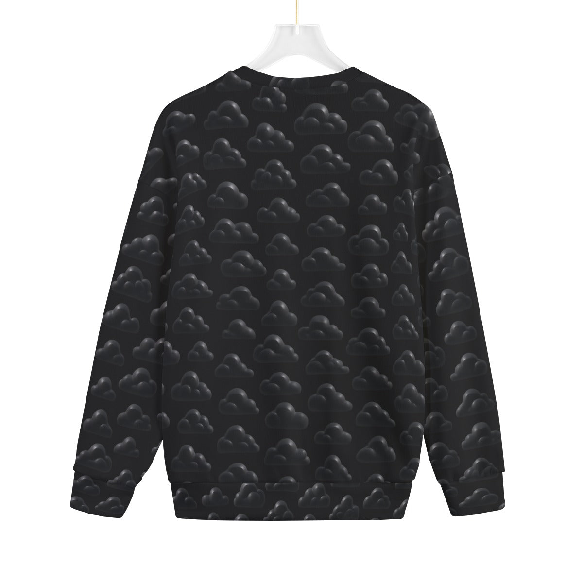 Unisex Drop-shoulder Knitted Fleece Sweater - view 2