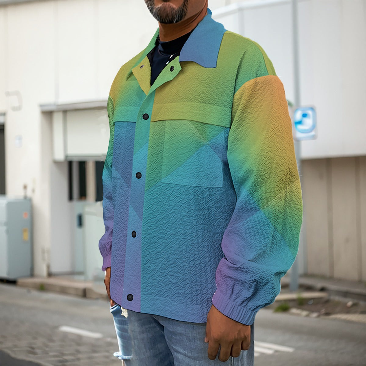 Men's Casual Lapel Jacket