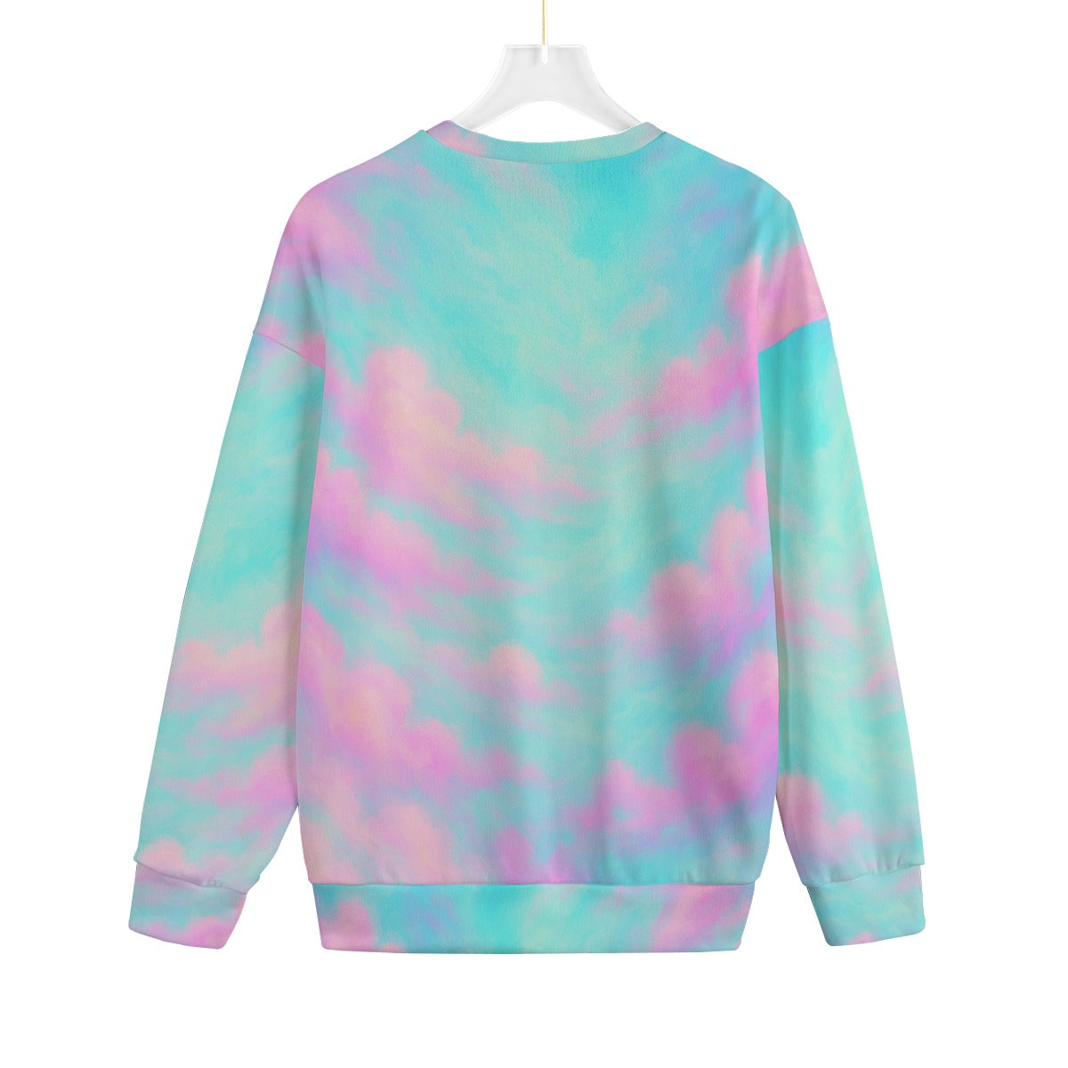 Unisex Drop-shoulder Knitted Fleece Sweater - view 2