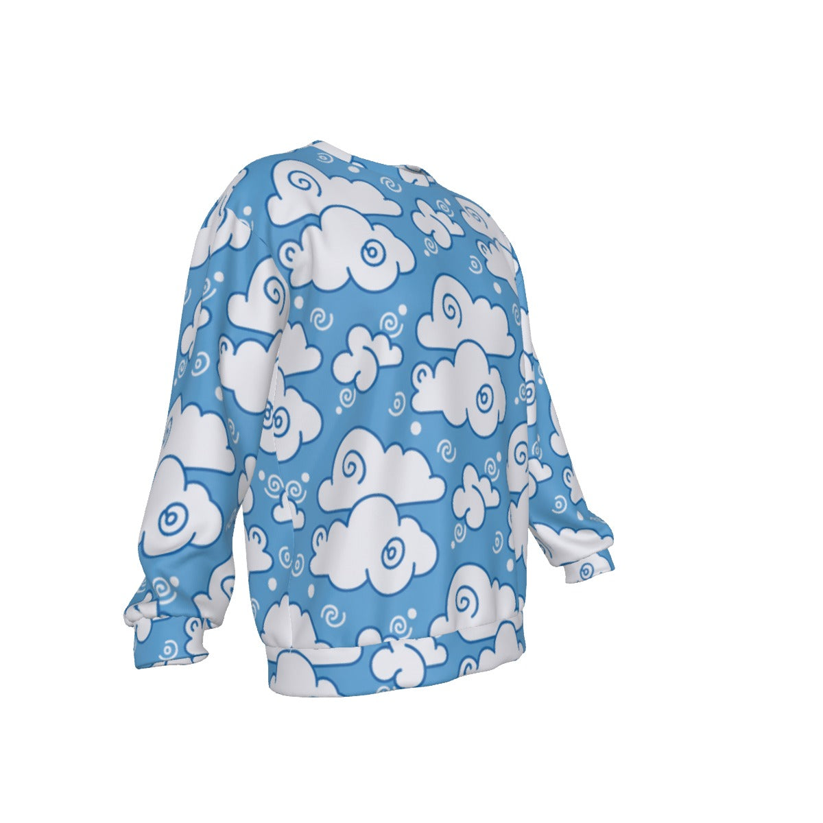 Men's Drop Shoulder Round Neck Long-Sleeved Sweatshirt