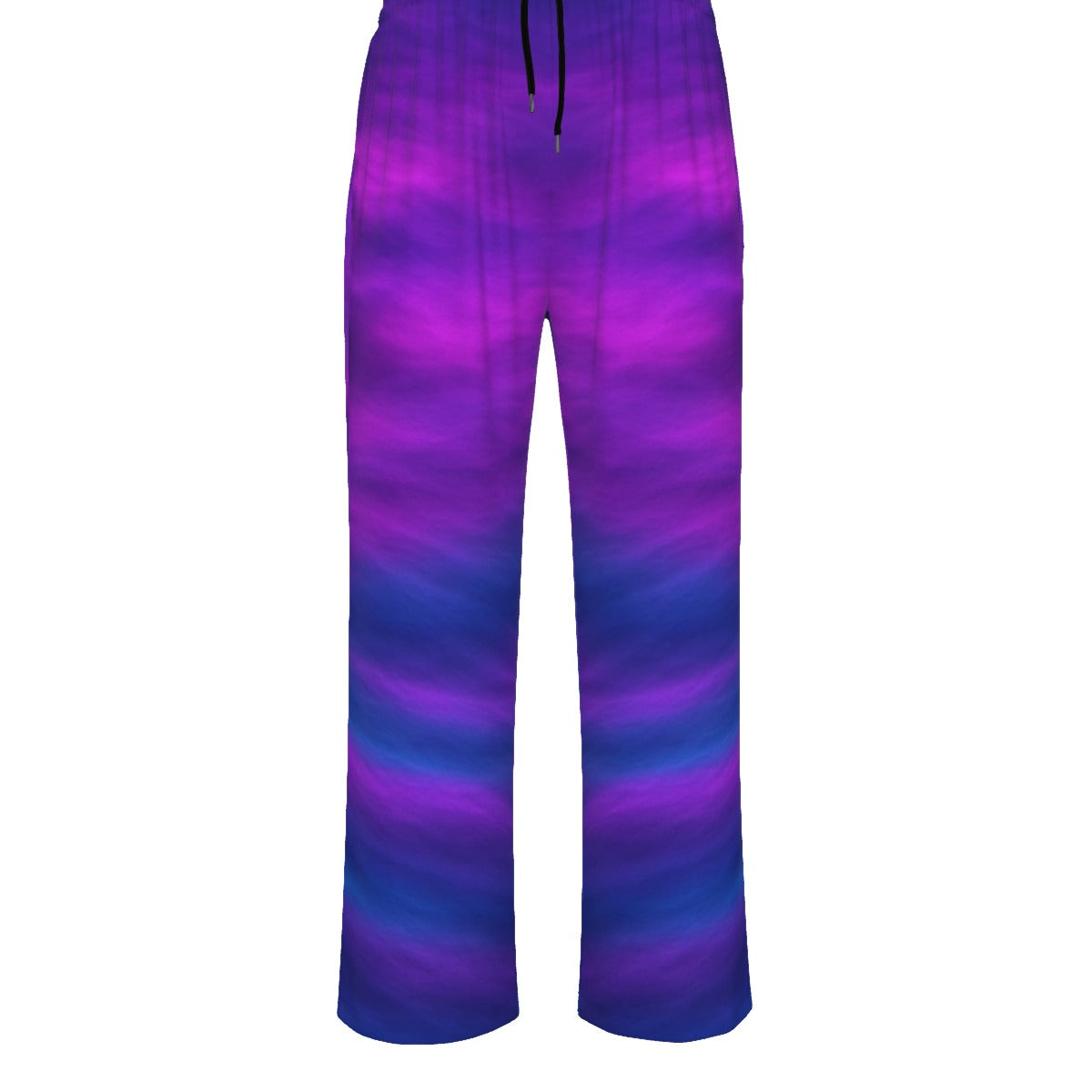 Unisex Knitted Fleece Wide Leg Pants