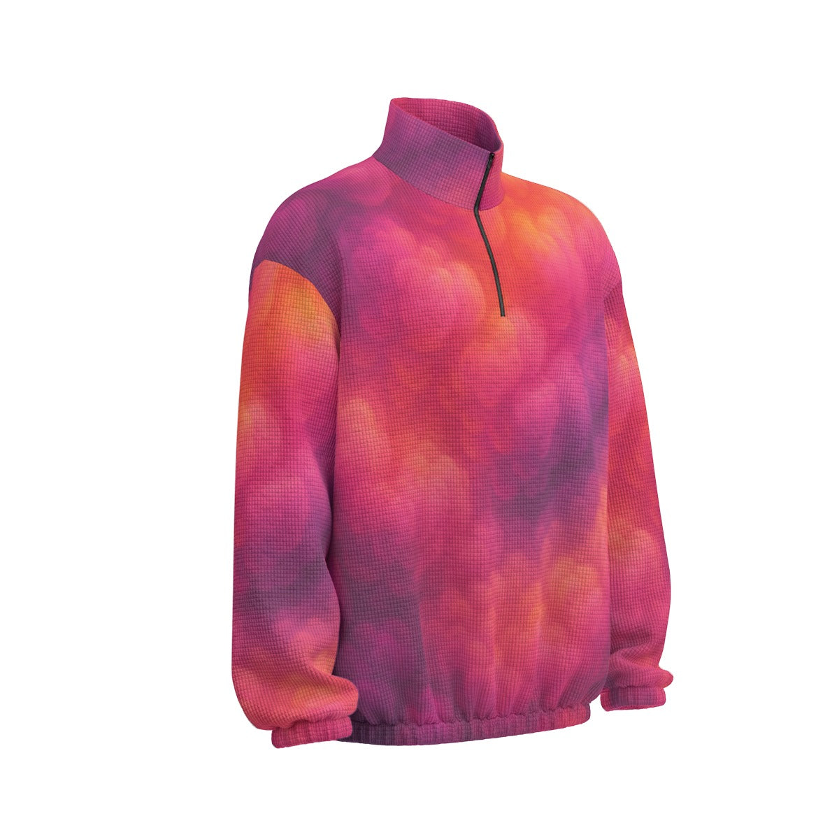 Unisex Turtleneck Zippered Sweatshirt