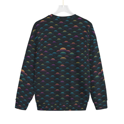 Unisex Drop-shoulder Knitted Fleece Sweater - view 2