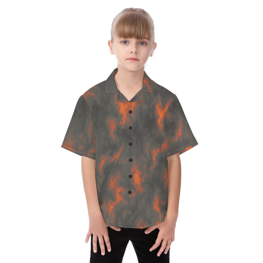 Unisex Kid's Hawaiian Vacation Shirt