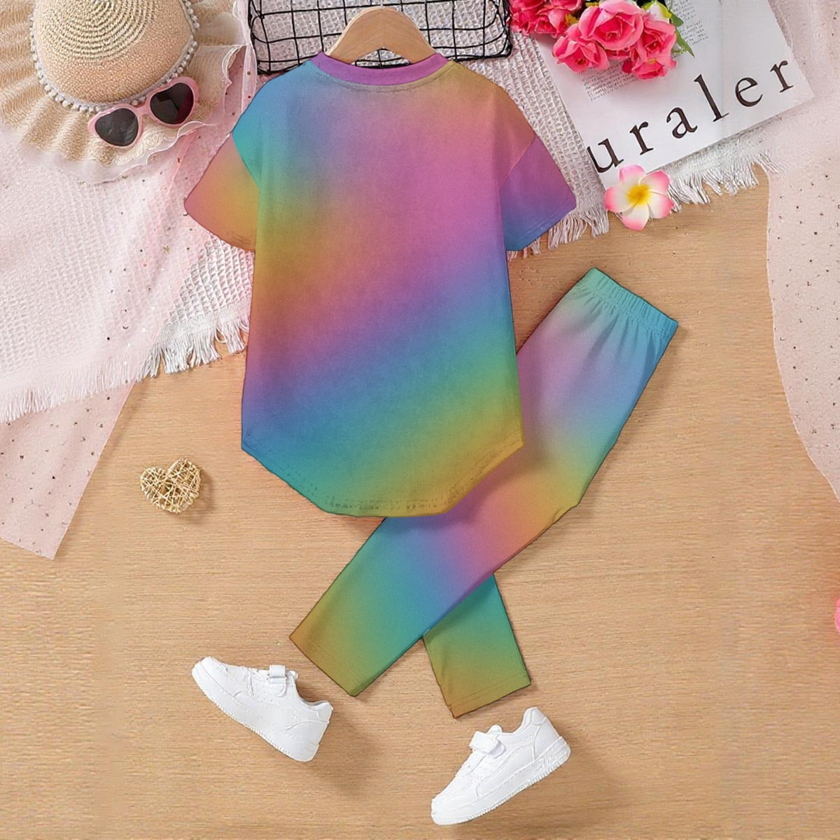 Unisex Kids' Casual Top and Pants Set