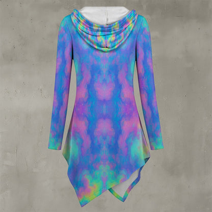 Women's Asymmetric Hem Hoodie