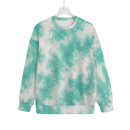 Unisex Drop-shoulder Knitted Fleece Sweater - view 1
