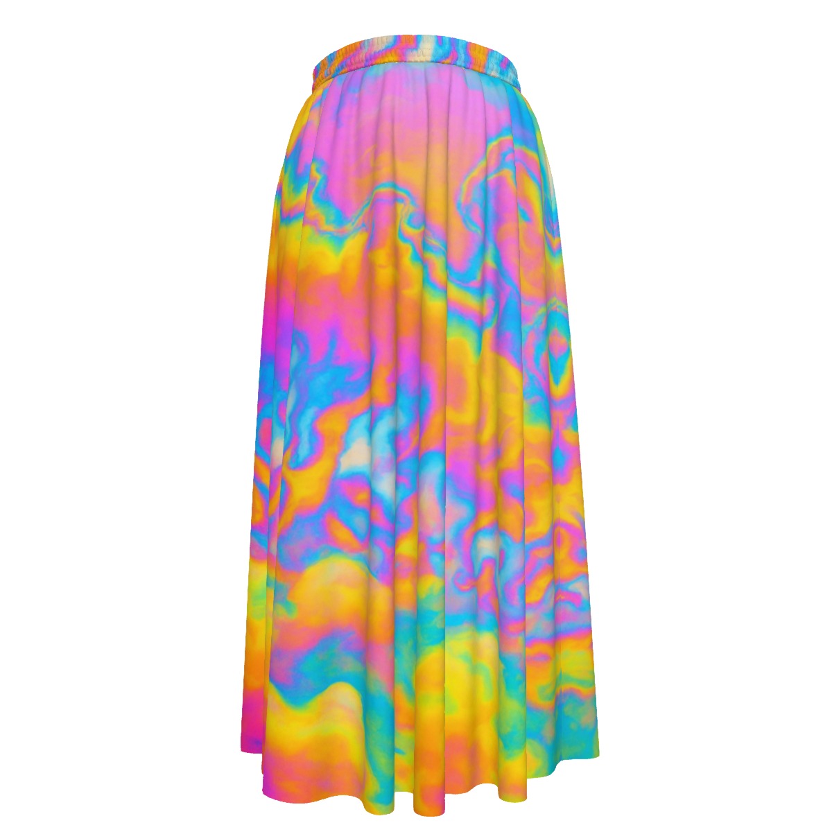 Women's Maxi Chiffon Skirts With Lining