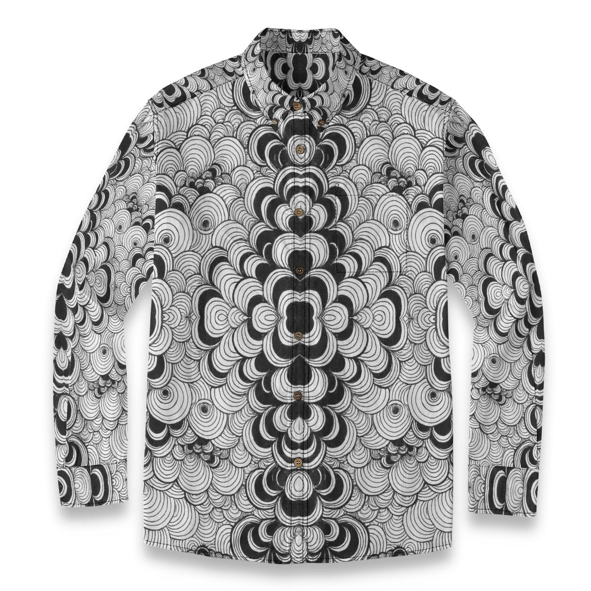 Men's Casual Lapel Long Sleeve Shirt|125GSM Cotton