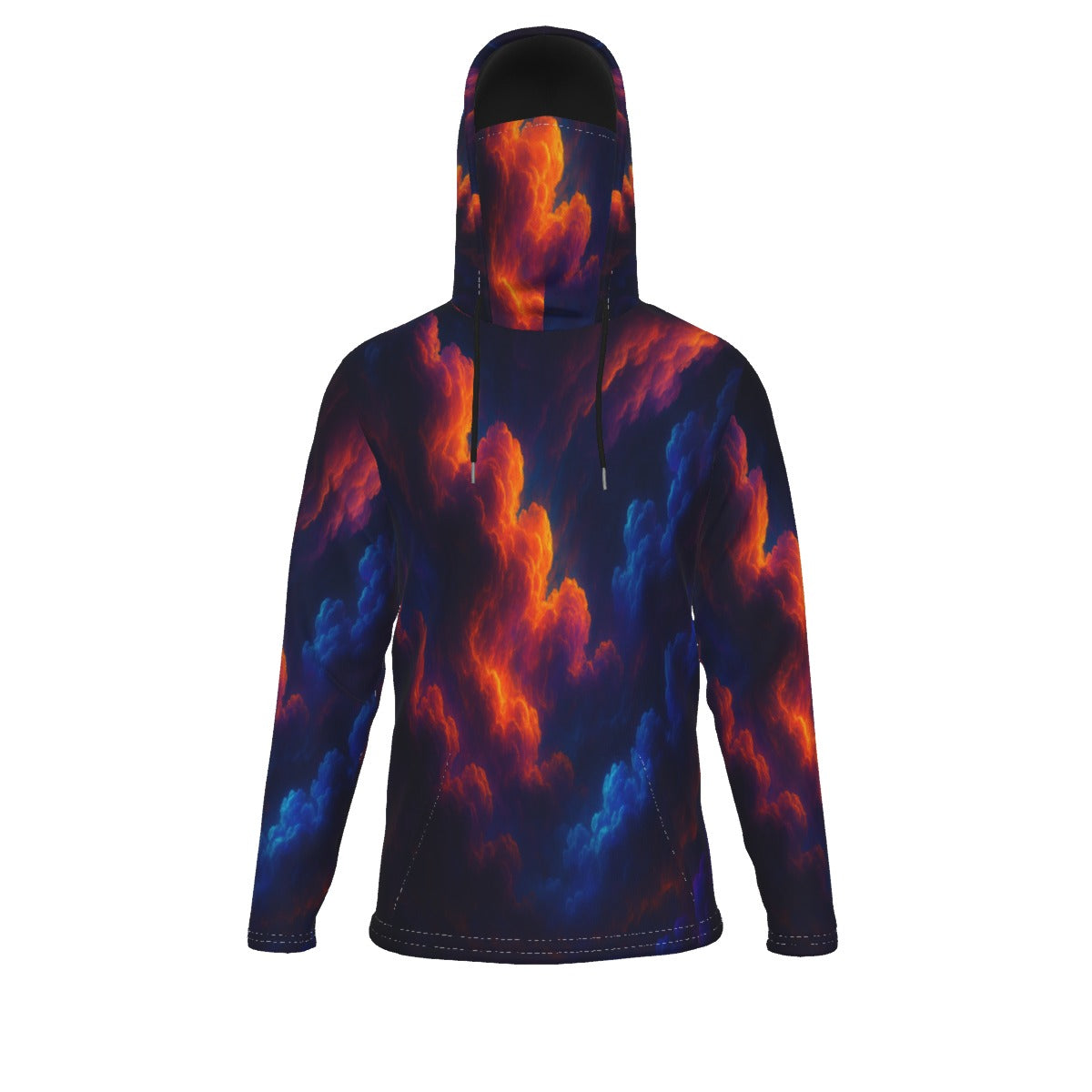 Men's Pullover Hoodie With Mask - view 1