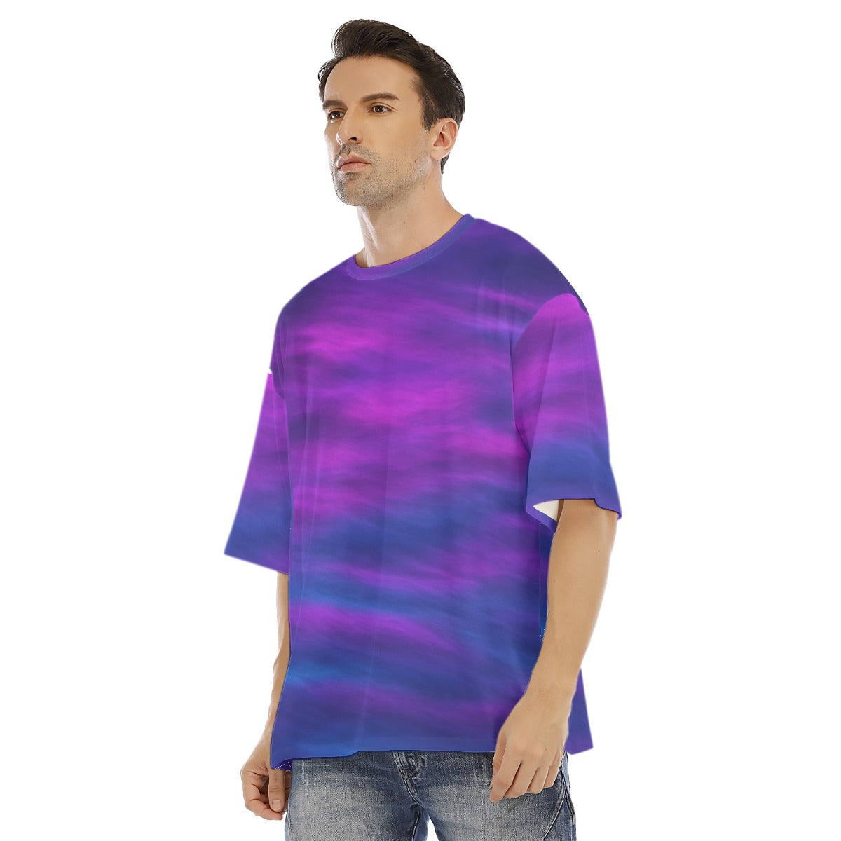 Men's Drop Shoulder T-shirt With Short Sleeve