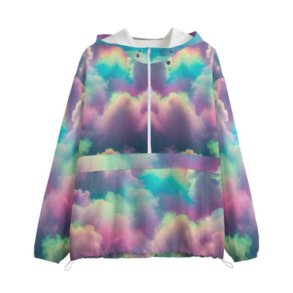 Unisex Pullover Jacket With Zipper Closure