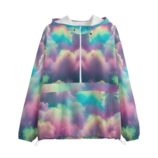 Unisex Pullover Jacket With Zipper Closure