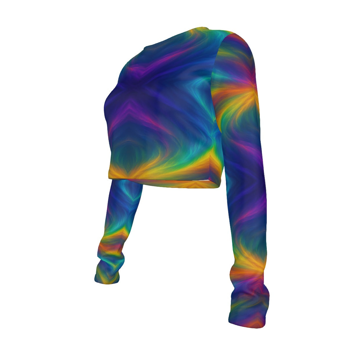 Women's Round Neck Crop Top T-Shirt