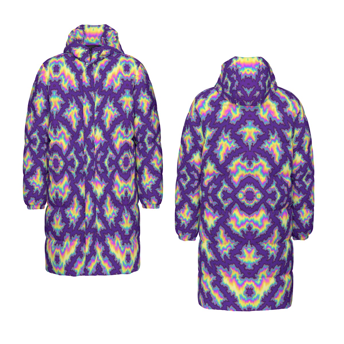 Unisex Long Down Jacket