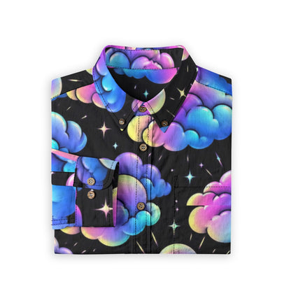 Men's Casual Lapel Long Sleeve Shirt|125GSM Cotton
