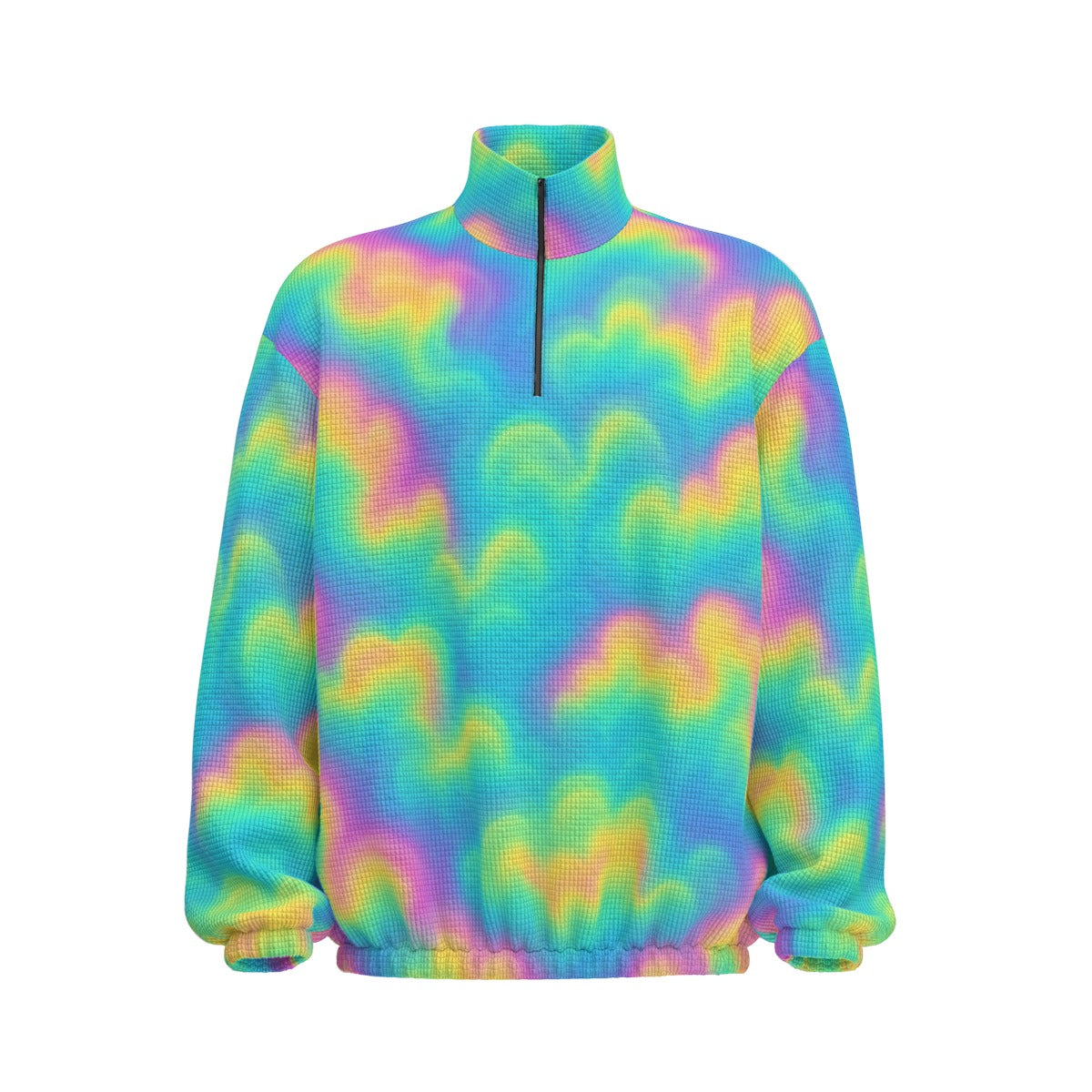 Unisex Turtleneck Zippered Sweatshirt