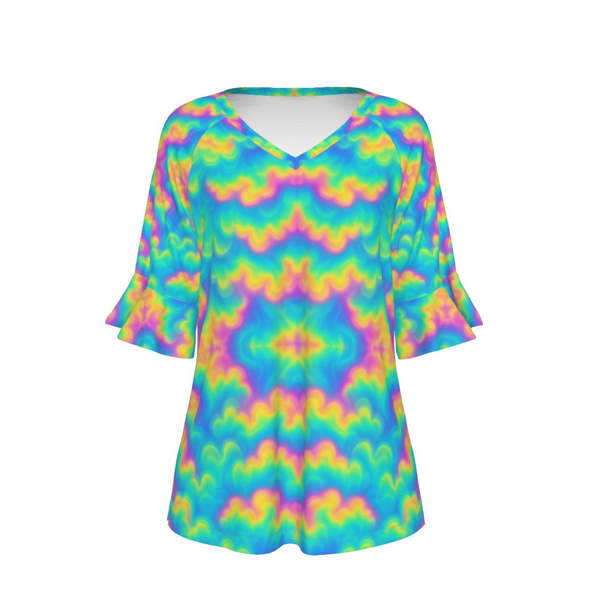 Women's T-shirt With Bell Sleeve