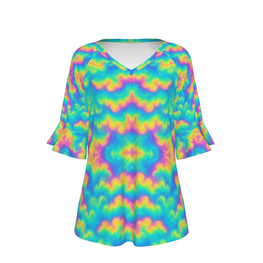 Women's T-shirt With Bell Sleeve