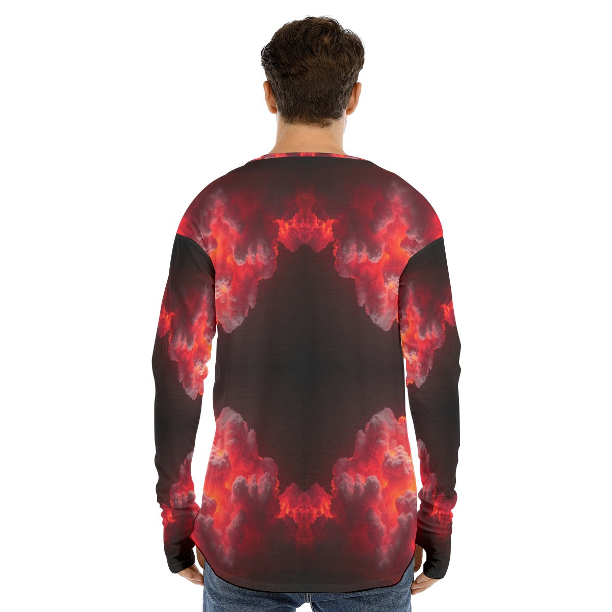 Men's Fingerless Long Sleeve T-shirt