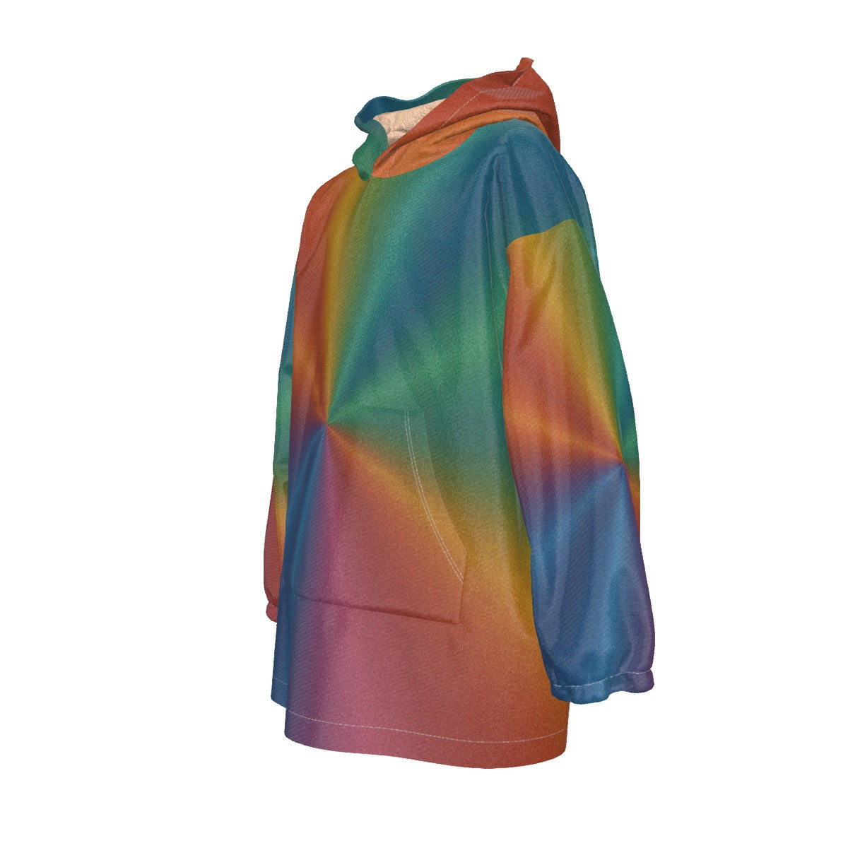 Unisex Kid's Sherpa Fleece Hoodie Blanket