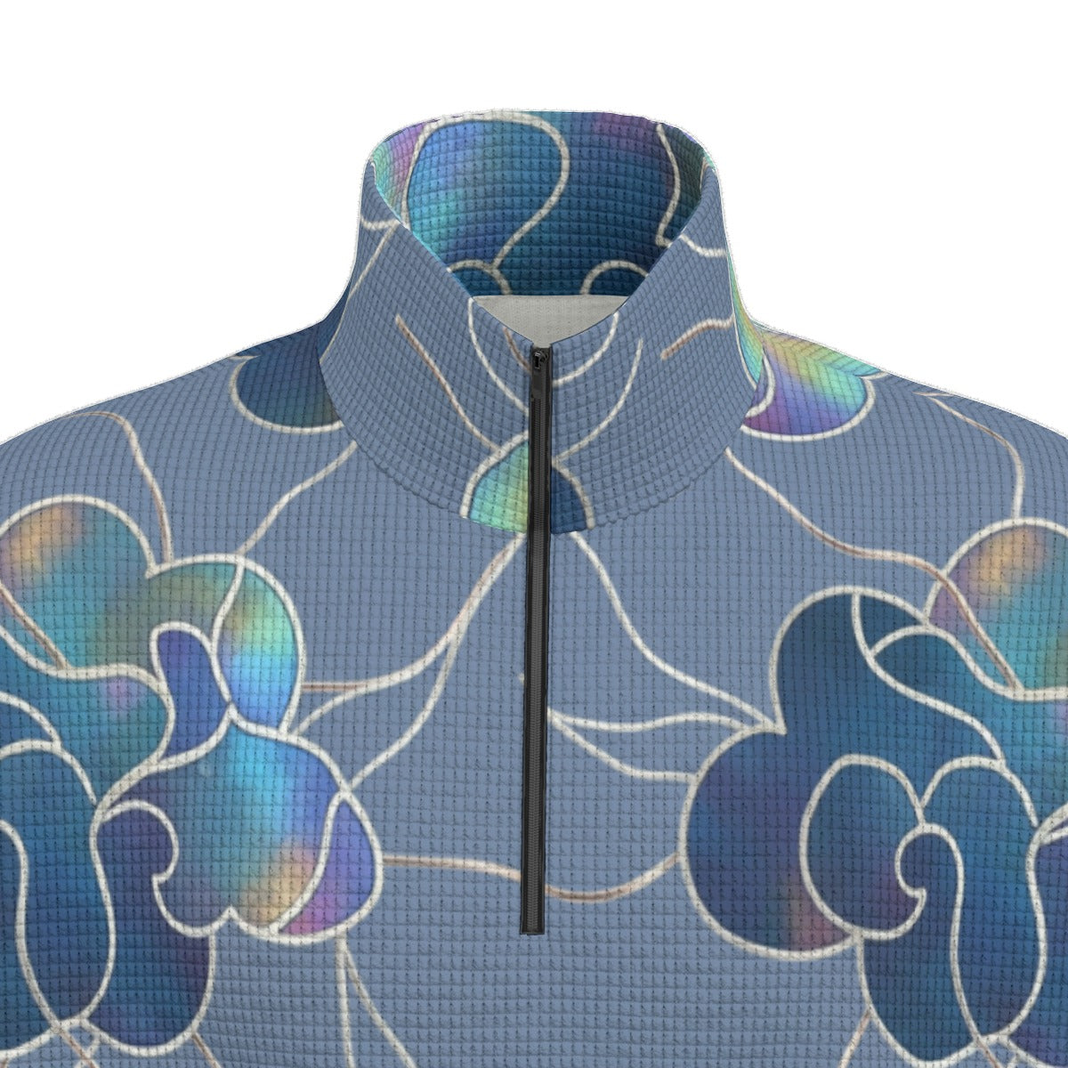 Unisex Turtleneck Zippered Sweatshirt