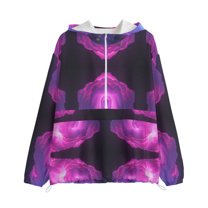 Unisex Pullover Jacket With Zipper Closure