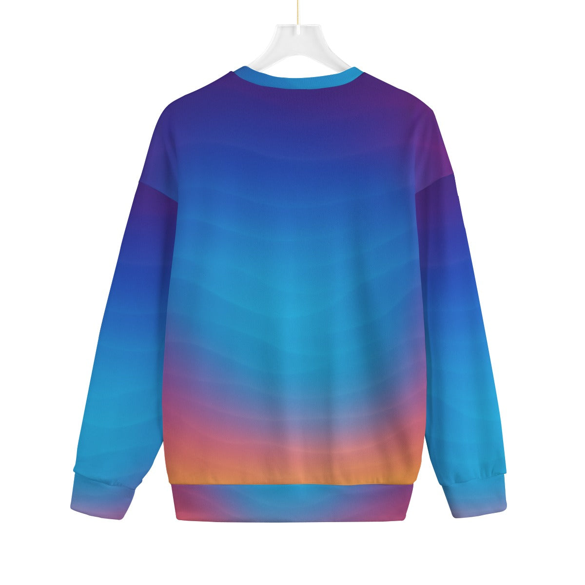 Unisex Drop-shoulder Knitted Fleece Sweater - view 2