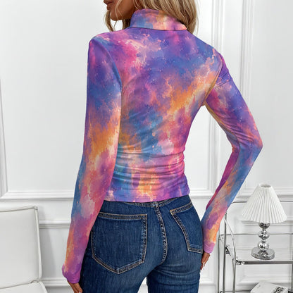 Women's High-Neck Top With Long Sleeve by O’Nimbus – view 3