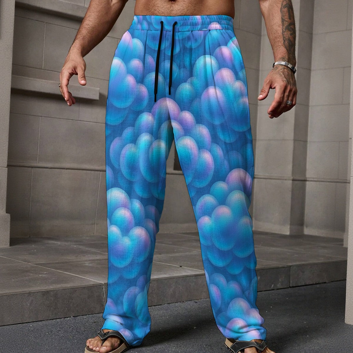 Men's Loose Casual Pants With Pocket