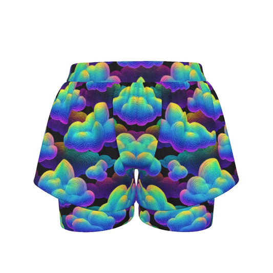 Unisex Sports Lined Shorts