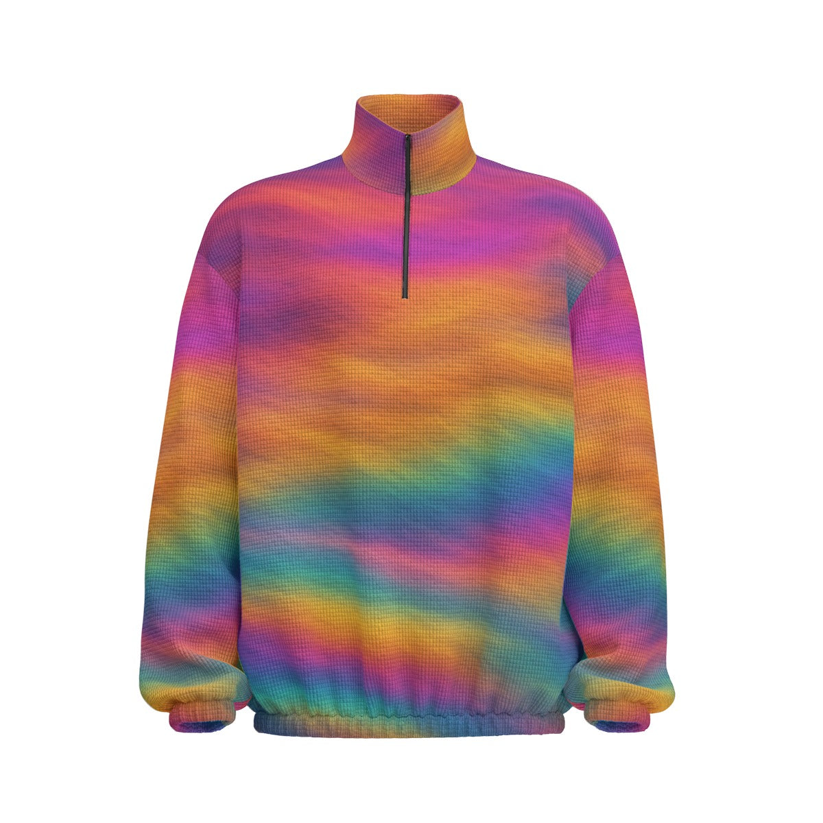 Unisex Turtleneck Zippered Sweatshirt