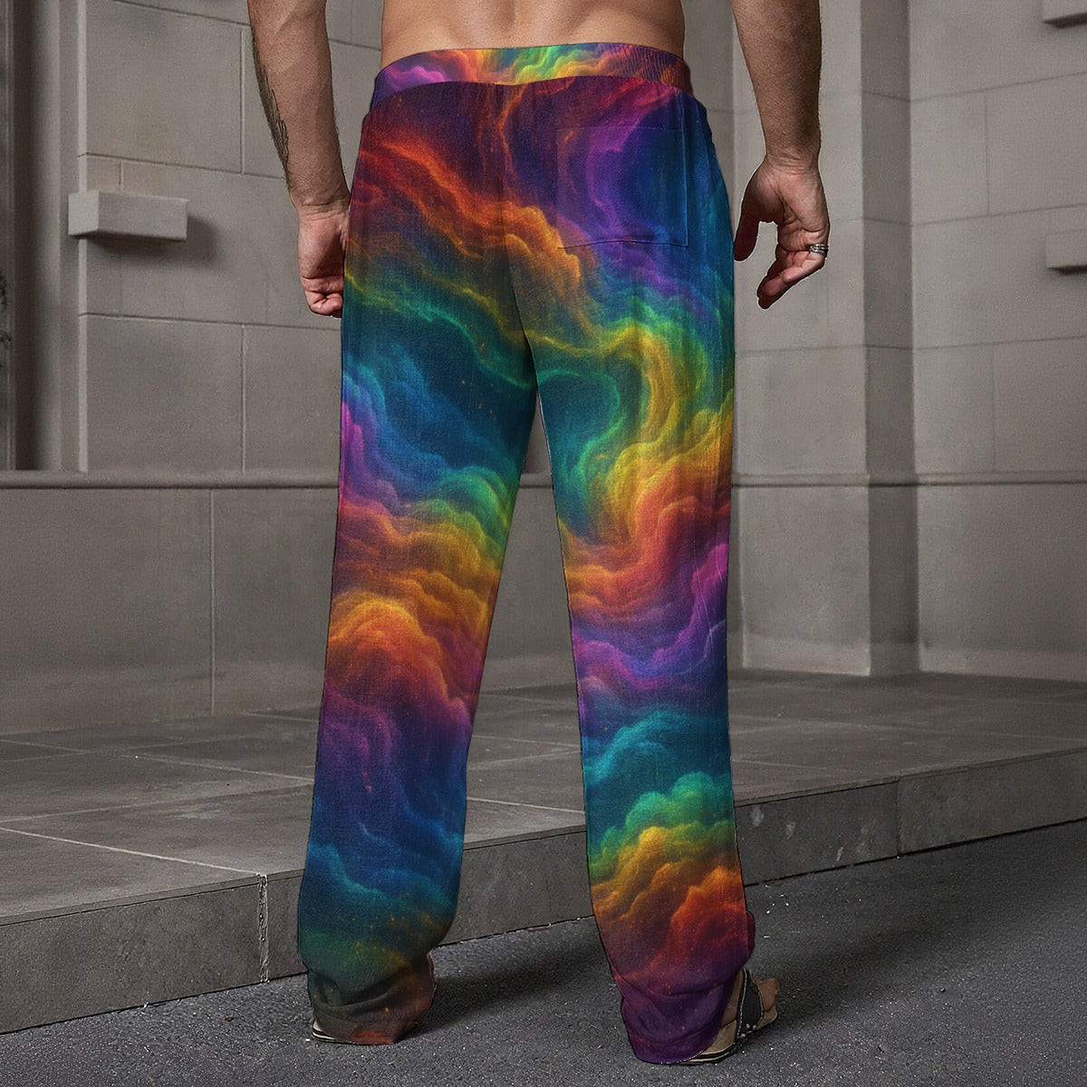 Men's Loose Casual Pants With Pocket