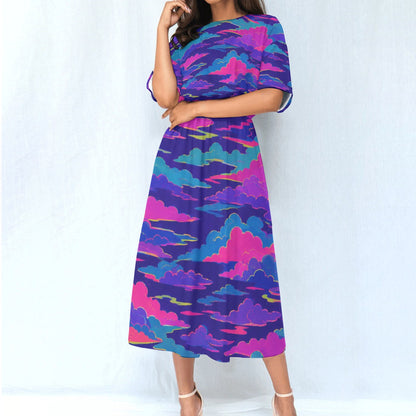 Women's Elastic Waist Dress by O’Nimbus