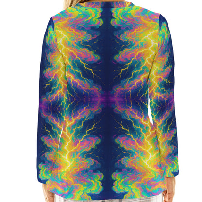 Women's Loose V-Neck T-Shirt With Long Sleeve