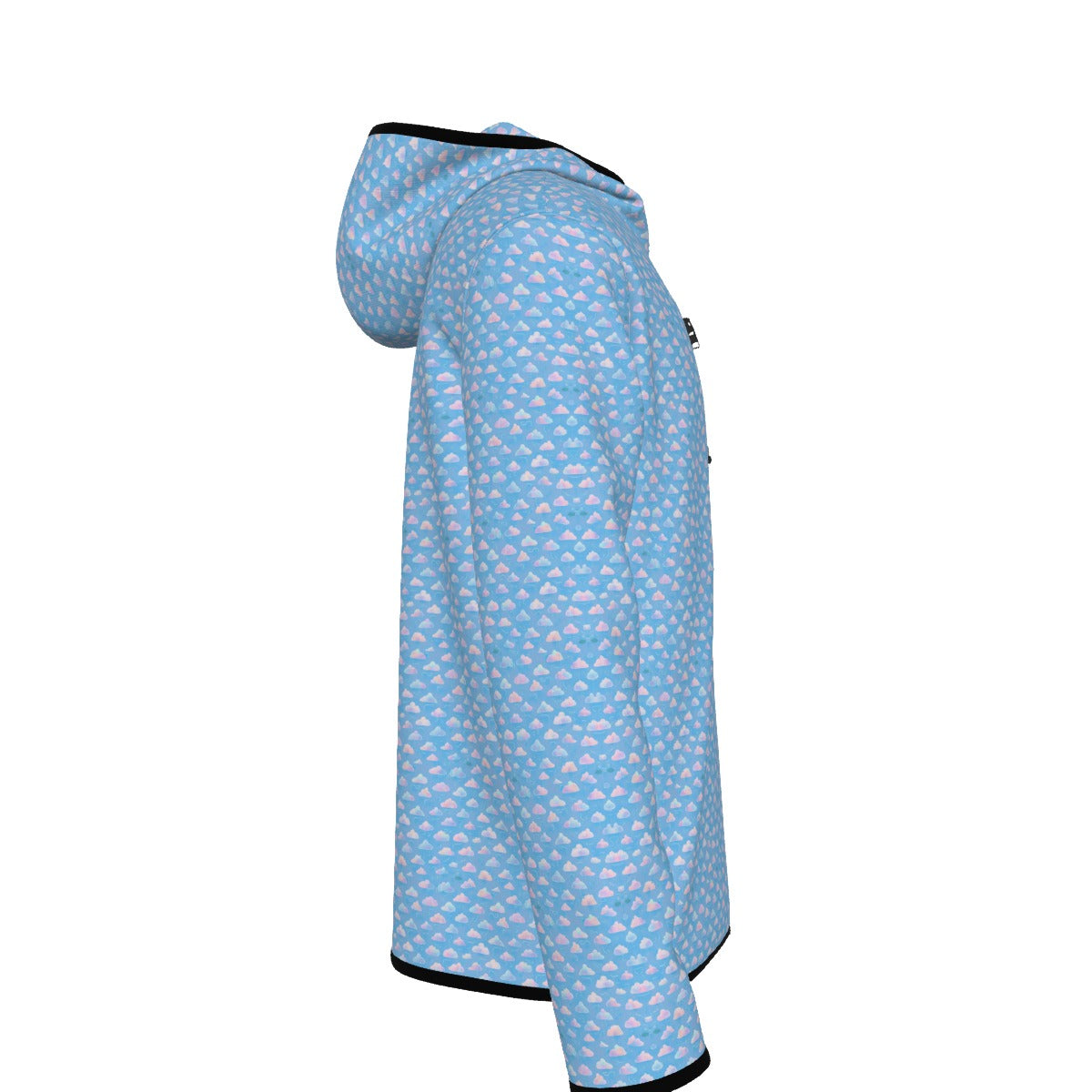 Men's Stylish Hoodie with Thumb Hole Design - view 3