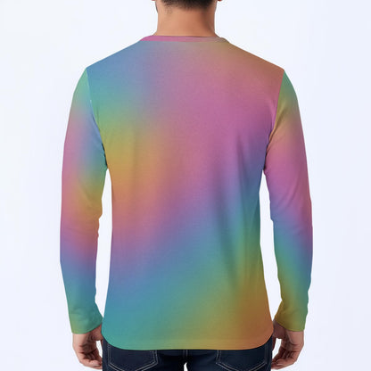 Men's Classic Long-Sleeve Henley Shirt