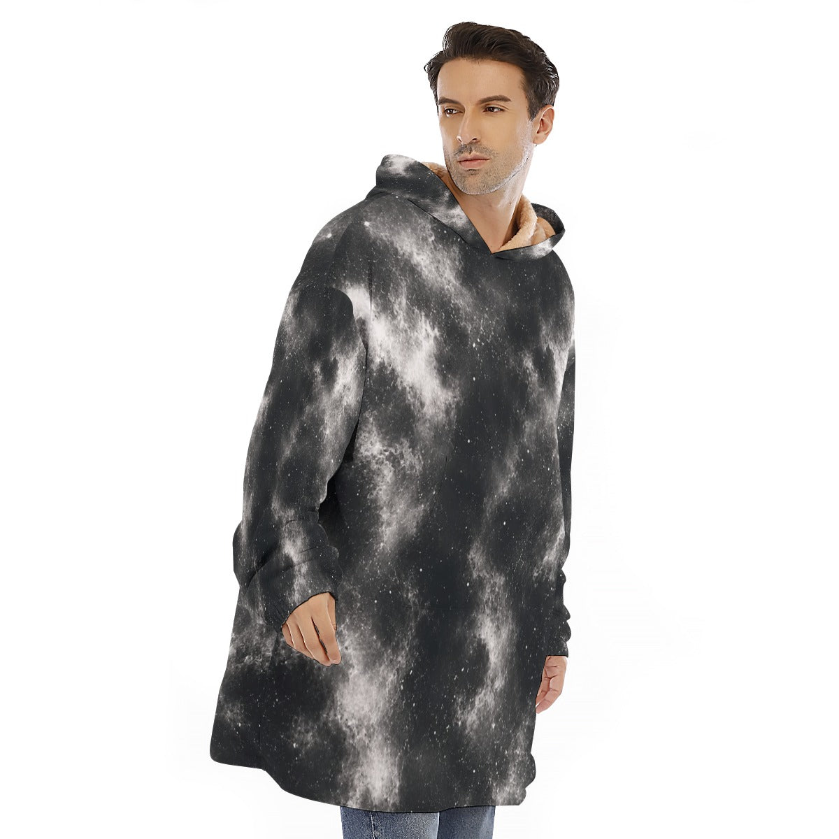 Unisex Sherpa Fleece Hoodie Blanket by O’Nimbus – view 2