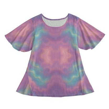 Women's Round Neck T-shirt With Short Sleeve