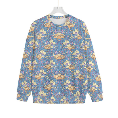 Unisex Drop-shoulder Knitted Fleece Sweater - view 1