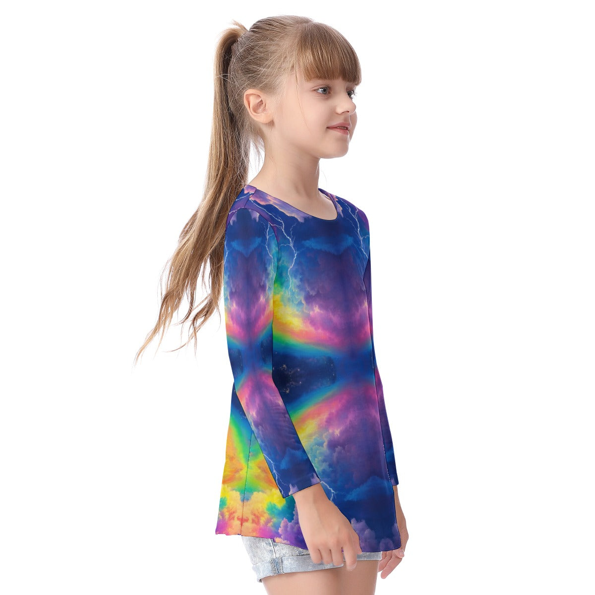 Unisex Kid's Long Sleeve O-neck T-shirt