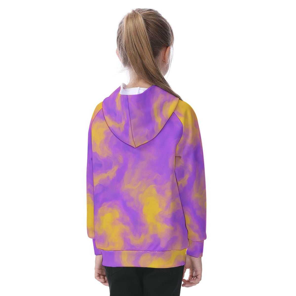 Unisex Kid's Raglan Pullover Hoodie