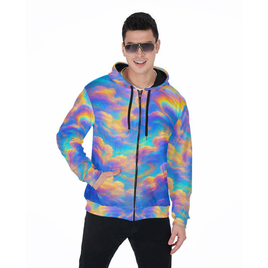 Unisex Zip Up Hoodie With Pocket