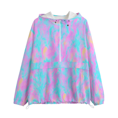 Unisex Pullover Jacket With Zipper Closure